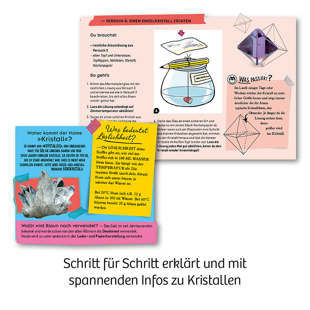 Kristall-Zucht