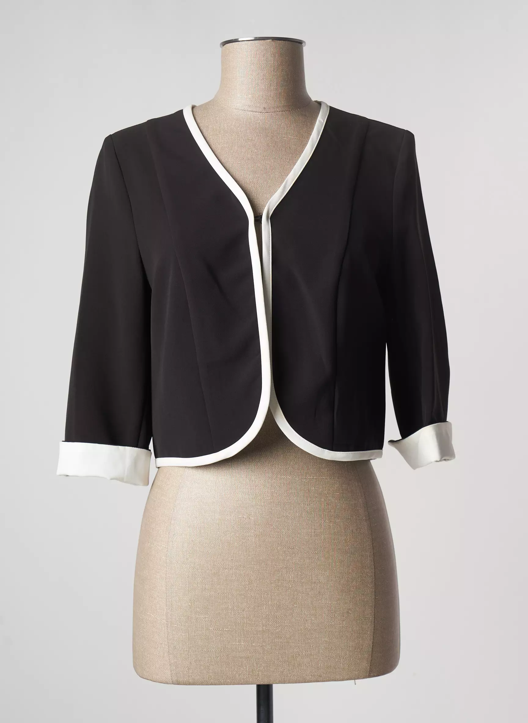 Pauporte Vestecasual Femme couleur noir