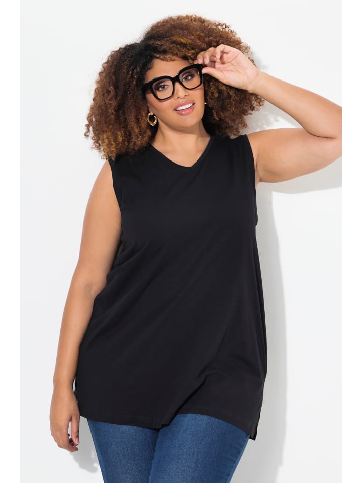 Ulla Popken Strick-Top in classic schwarz günstig kaufen
