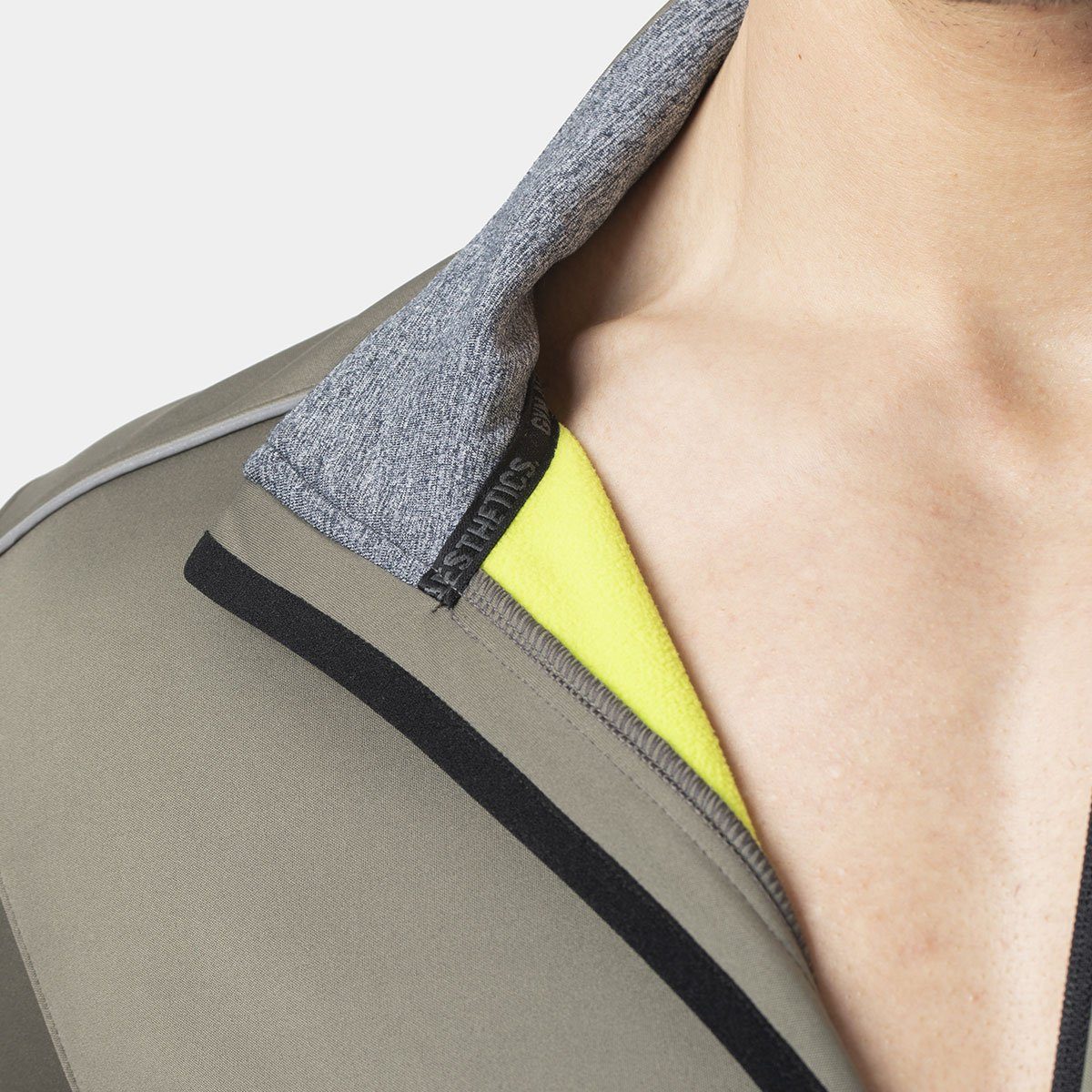 GYM AESTHETICS Funktionsjacke Sportjacke OutRun für Männer Wärmend, Fleece, Atmungsaktiv