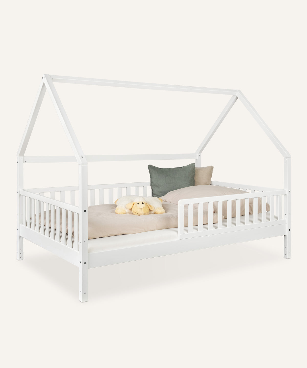 Hausbett Buche Weiß