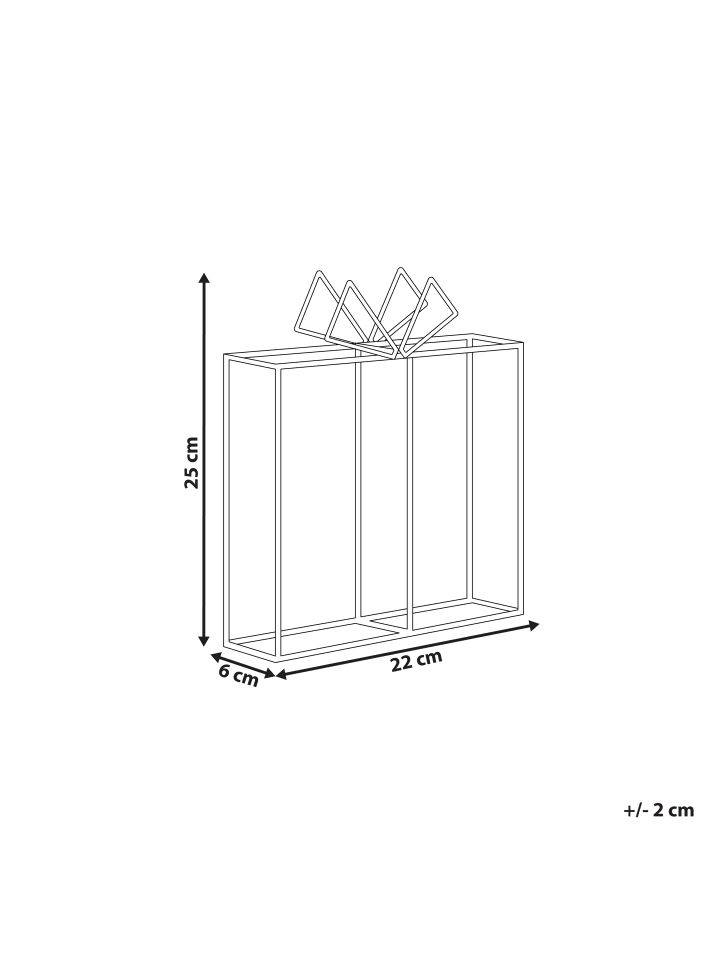 Beliani LED Deko KEMI in Weiß - (W) 22 x (H) 25 x (L) 6 cm günstig kaufen onesize
