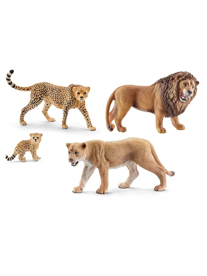 Schleich Tierfiguren - Afrika-Set mit 12 Tieren in bunt günstig kaufen onesize