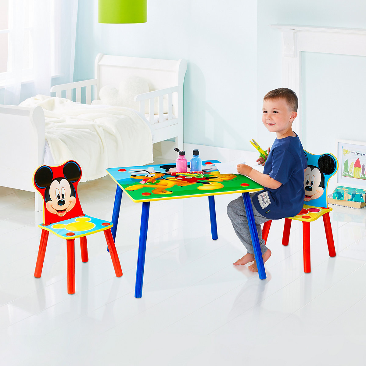 Kindersitzgruppe Mickey, 3-tlg.