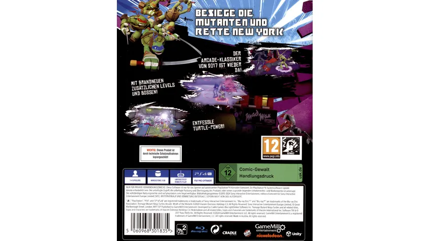 Teenage Mutant Ninja Turtles - Wrath of the Mutants