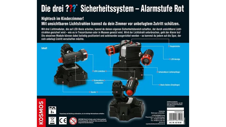 KOSMOS - Die drei ??? Sicherheitssystem