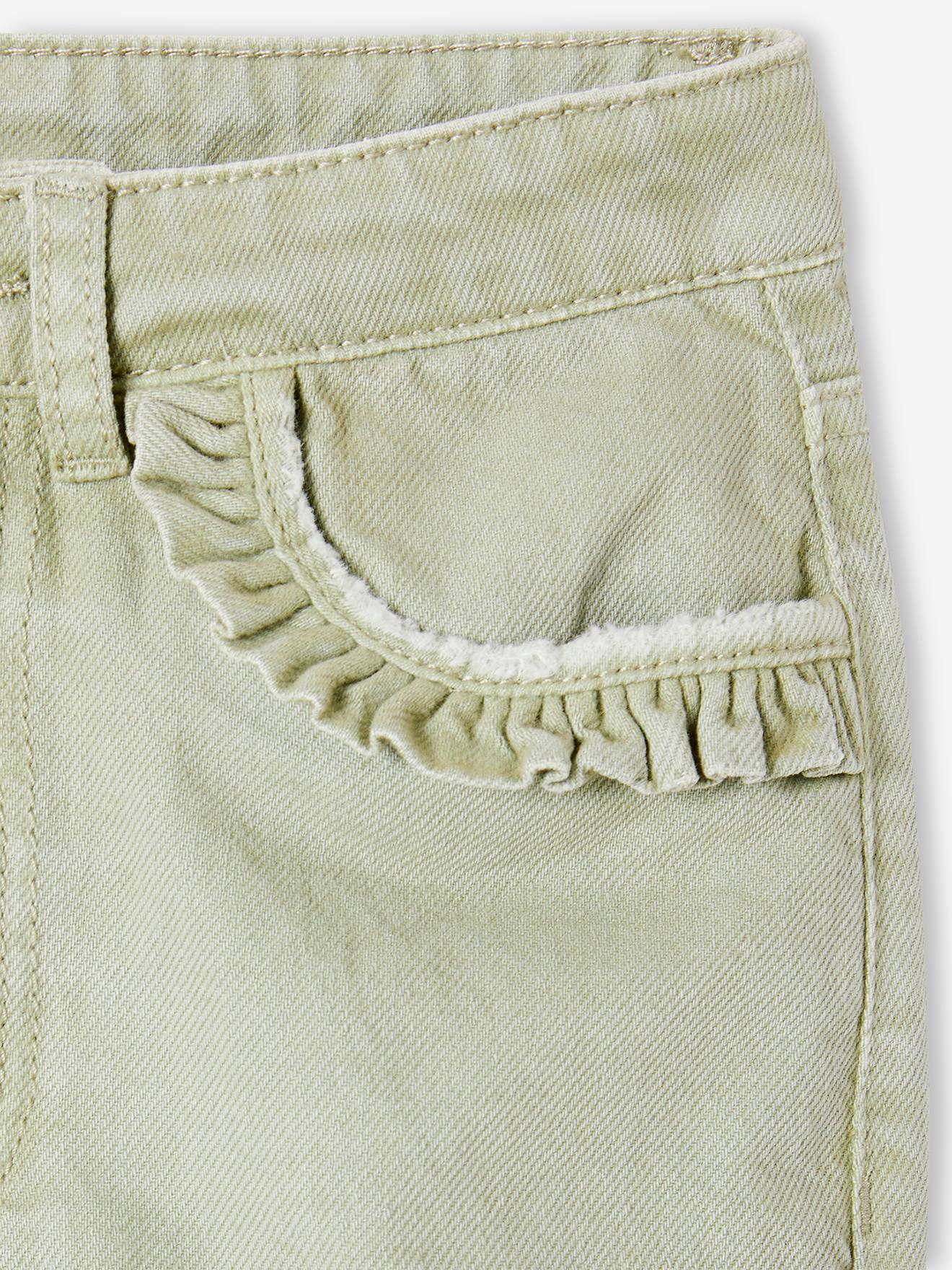 Vertbaudet Gerade Mädchen Hose, Hüftweite SLIM - blush