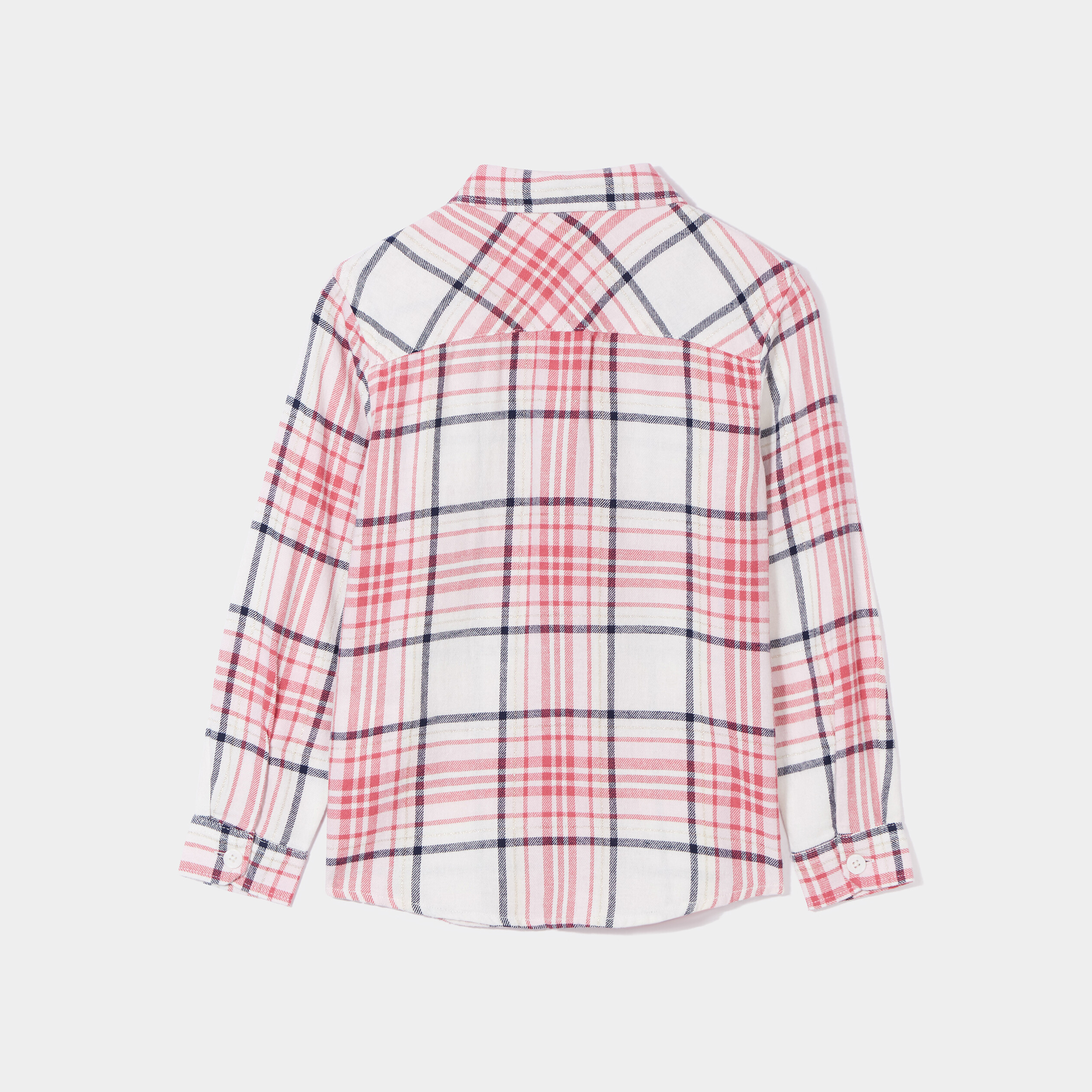 Chemise manches longues ecru fille | La Halle