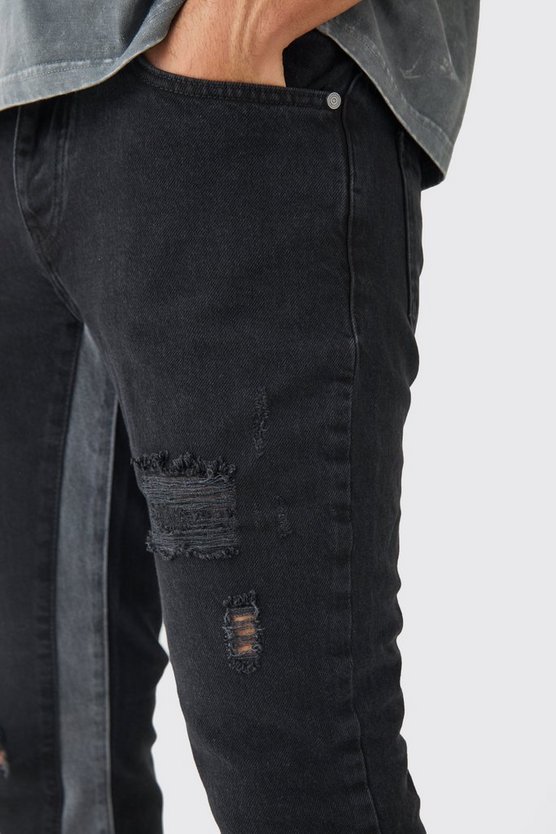 Zerrissene Slim-Fit Jeans