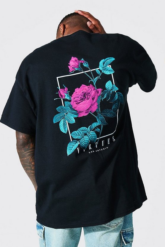 Oversize T-Shirt mit Virtues Print
