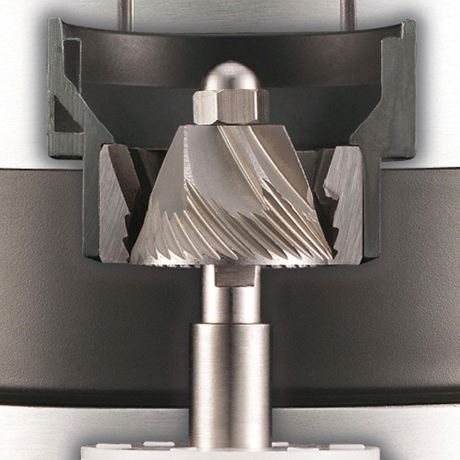 Graef Kaffeemühle CM 800, silber, 120 W, Kegelmahlwerk, 350 g Bohnenbehälter