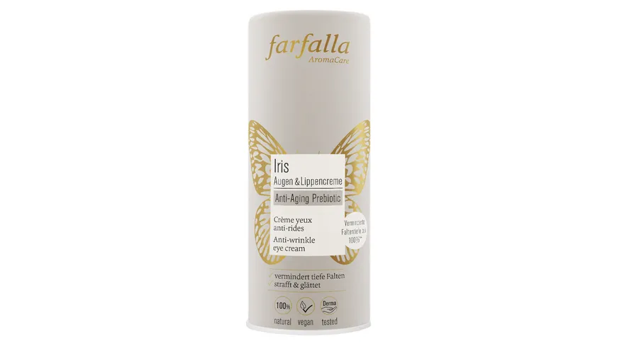 Farfalla Iris Anti-Ageing Prebiotic Augen- & Lippencreme 15 ml