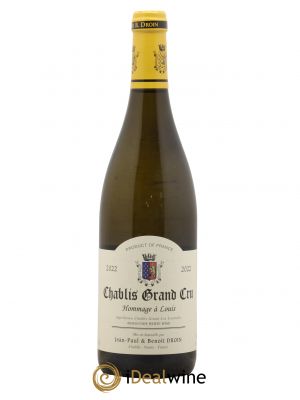Chablis Grand Cru Hommage à Louis Jean-Paul & Benoît Droin (Domaine)  2022 - Lot de 1 Bouteille
