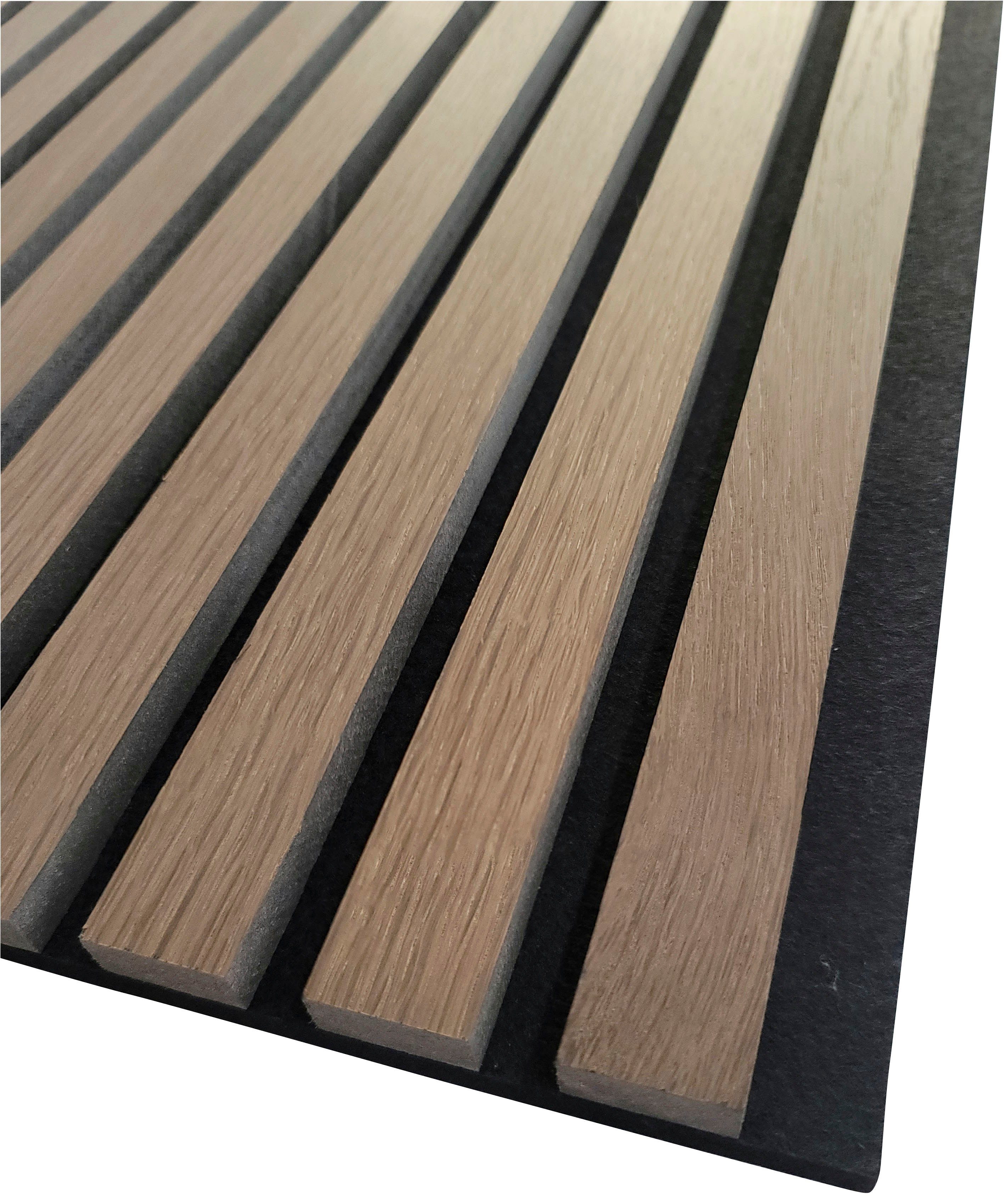 Vereg Schallschutzpaneel Echt Holzfurnier in 3D Optik, BxL: 60x240 cm, (1-tlg) echt Holzfurnier