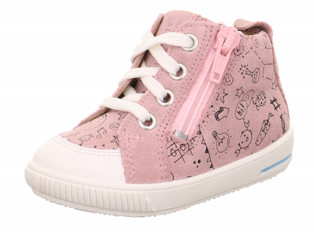 MOPPY - Rosa/WeißSneaker low mit Reißverschluss