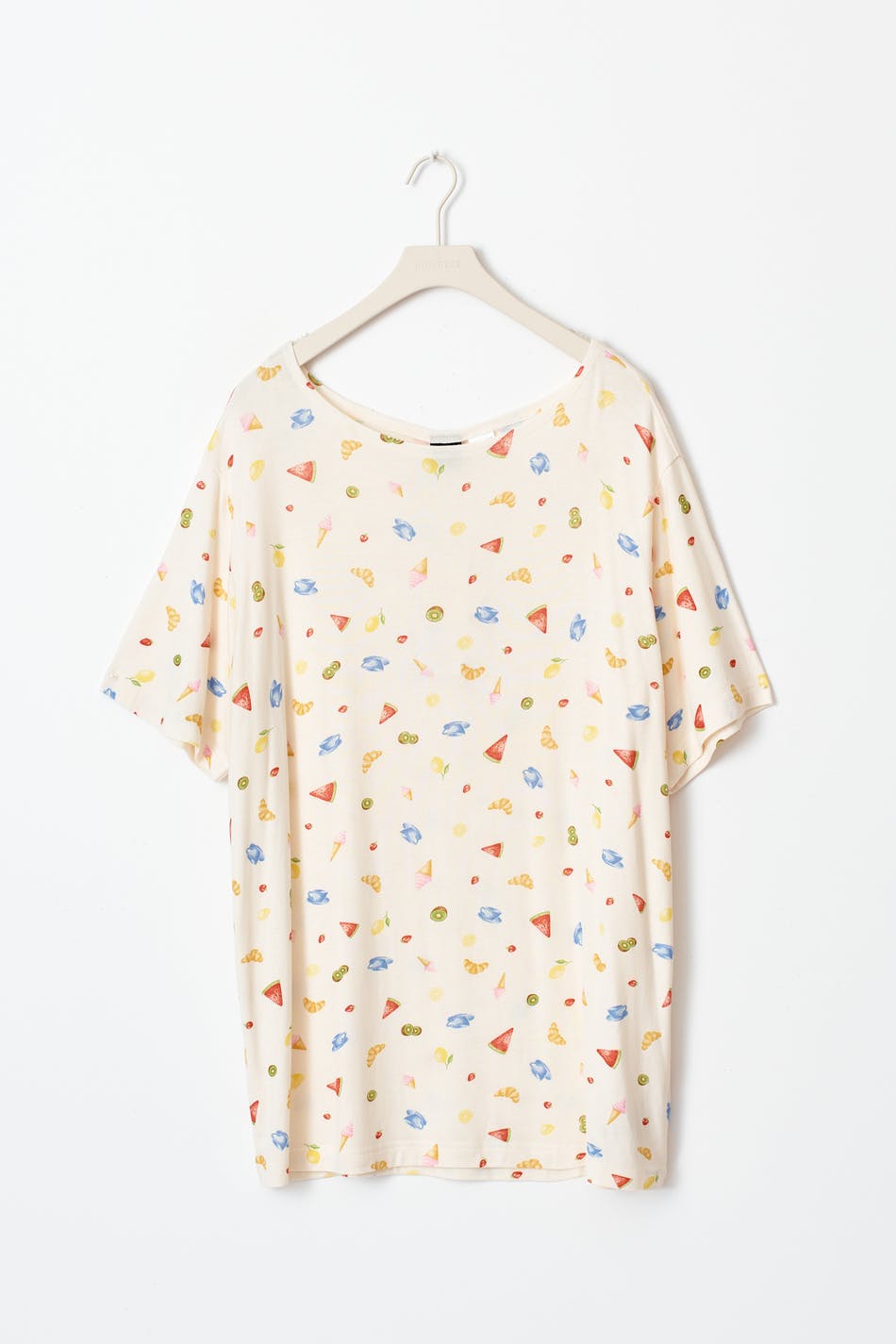 Boatneck pyjama tee dress