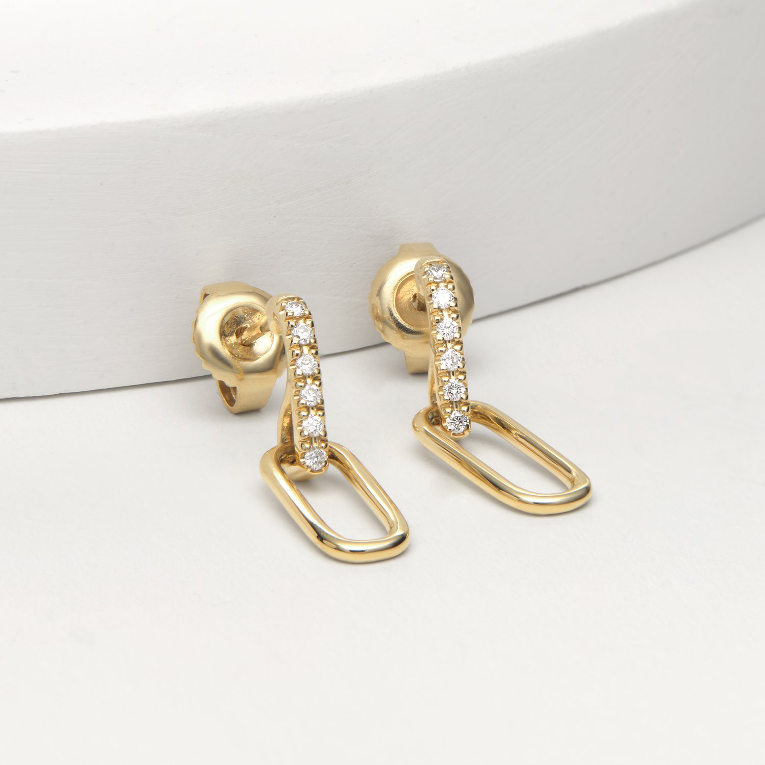 Ohrstecker 375er Gelbgold