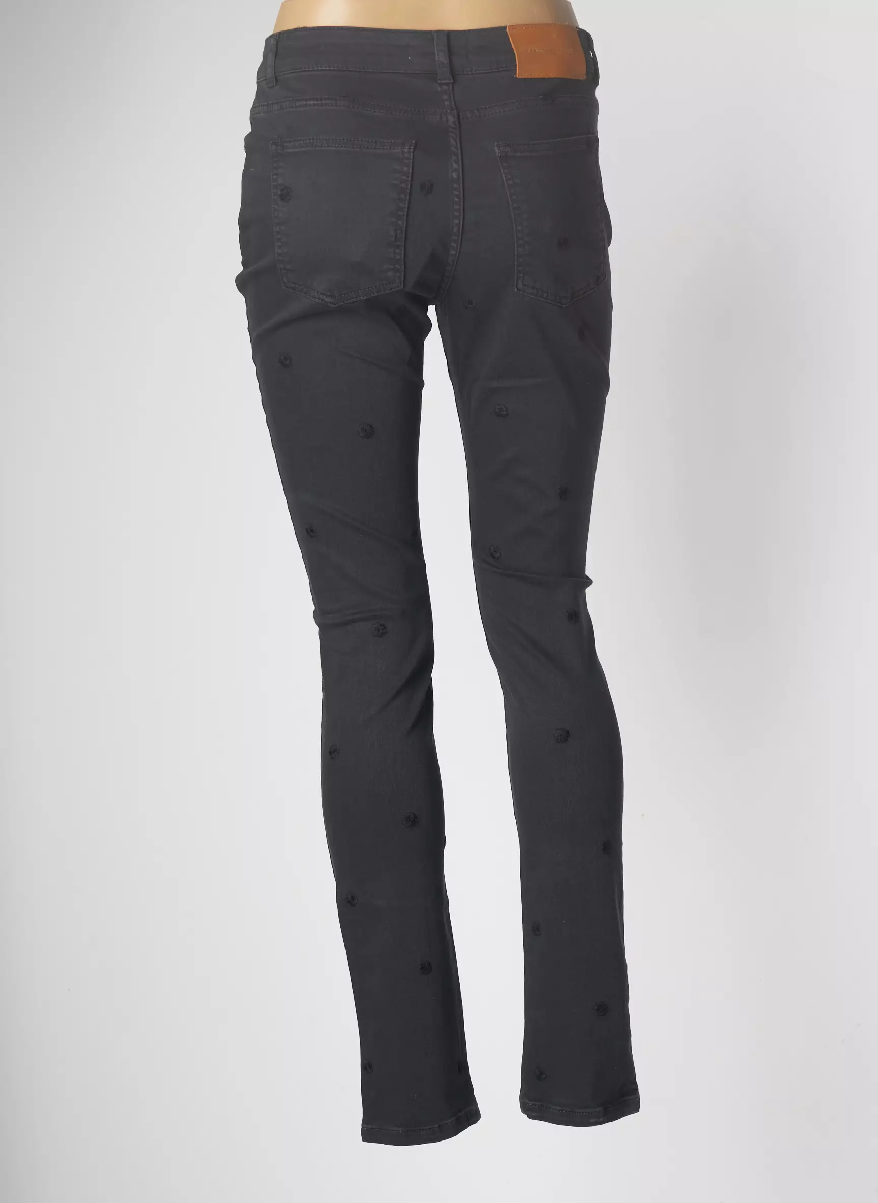 Fabienne Chapot Jeans Coupe Slim Femme couleur gris