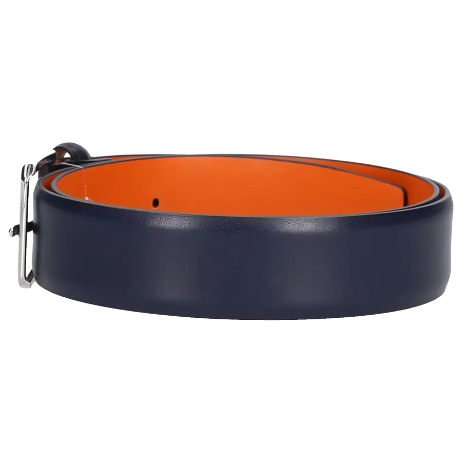 Santoni - Gürtel CM35N Kalbsleder - blau