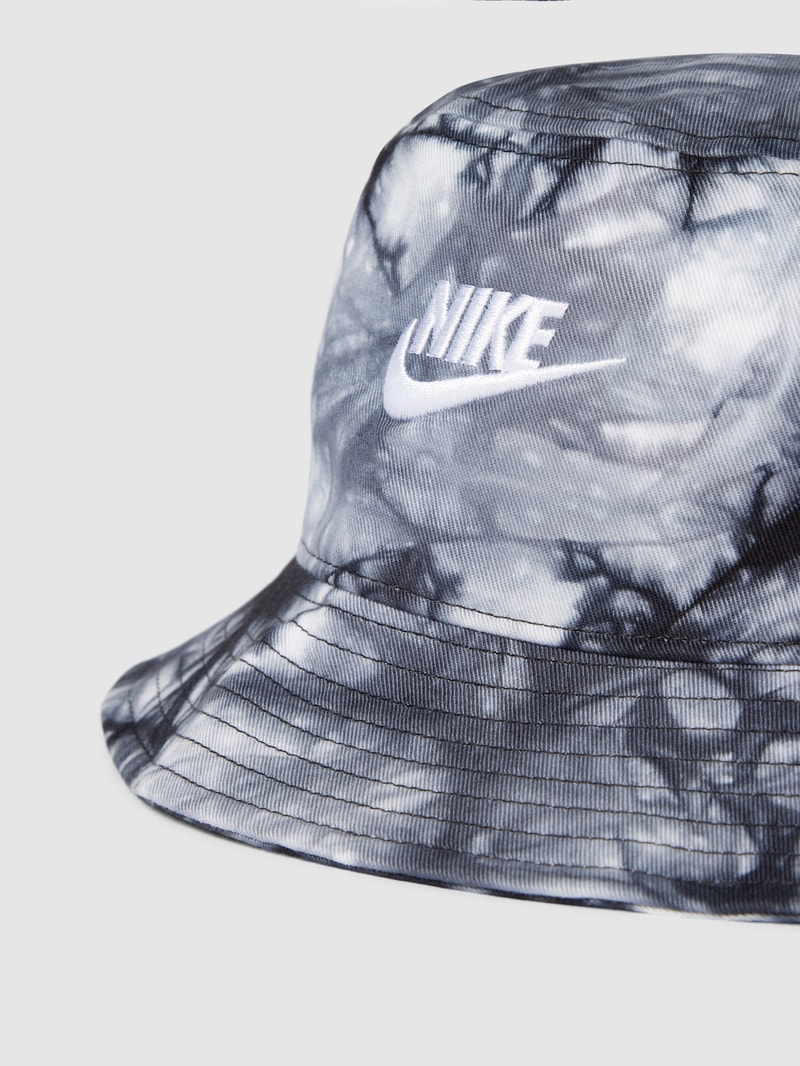 Bucket Hat aus reiner Baumwolle Modell 'APEX' in schwarz