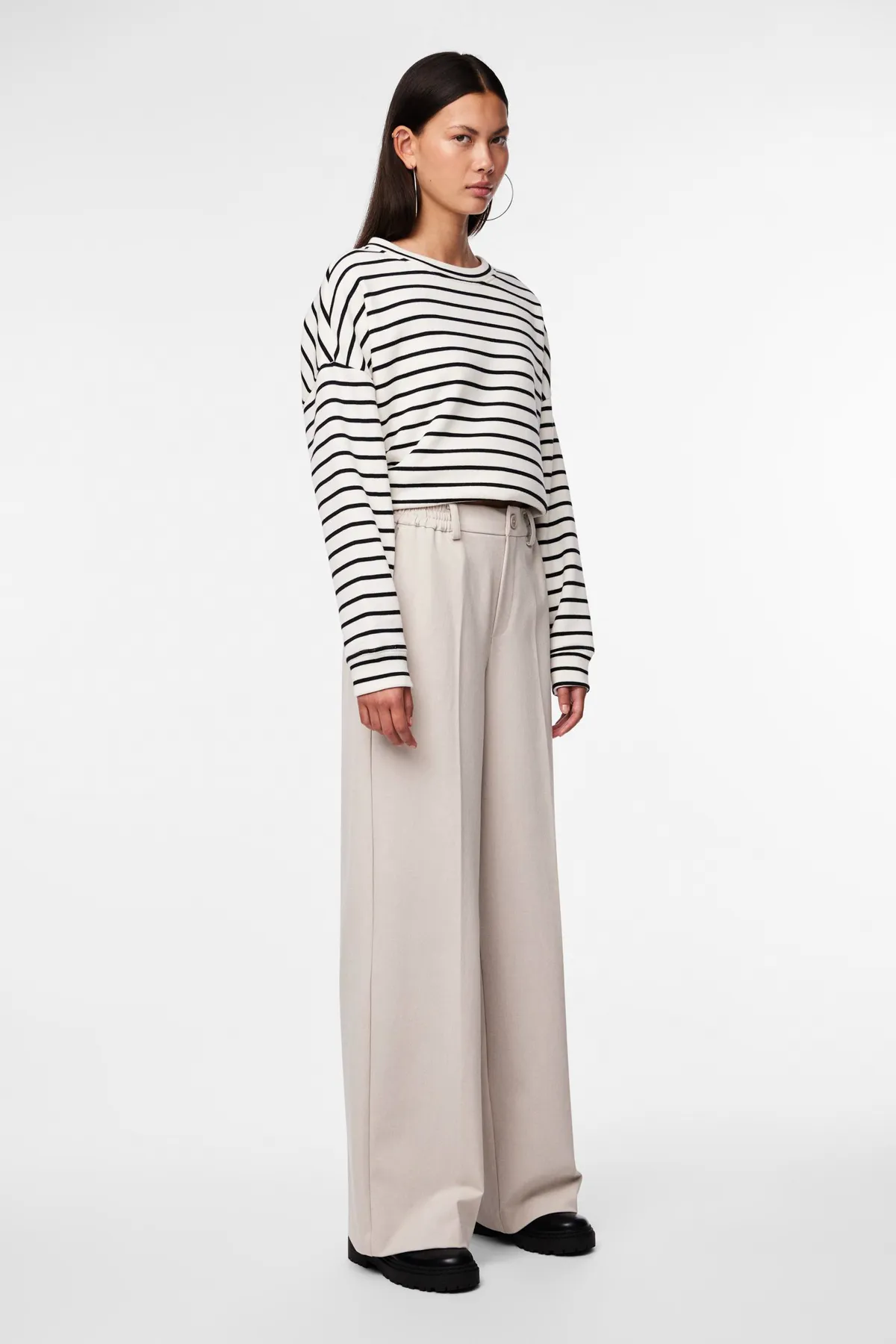 PIECES  Pccamıl Hw Wide Pant Noos