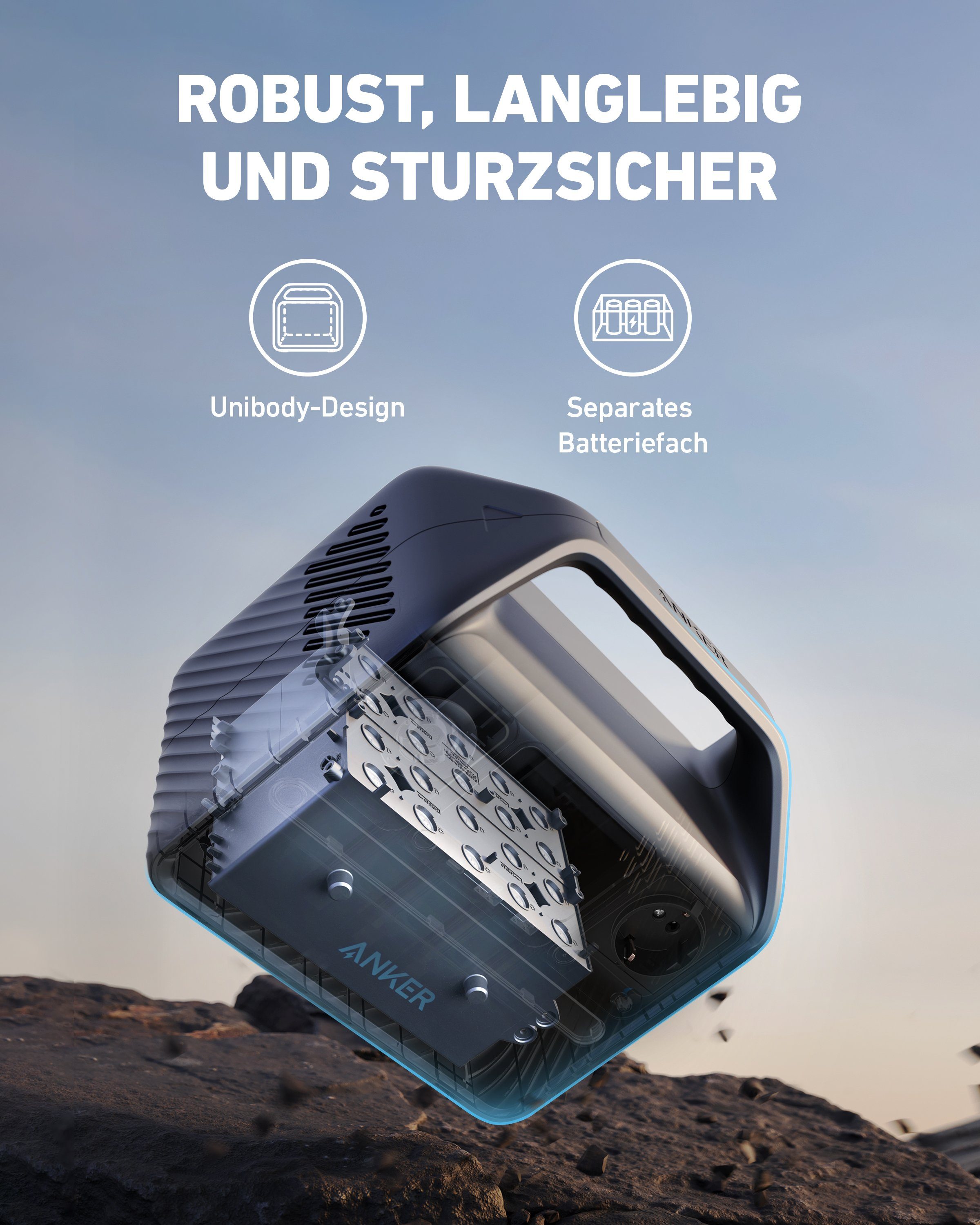 Anker Stromgenerator 521 Ladestation, 256Wh, 5-Port