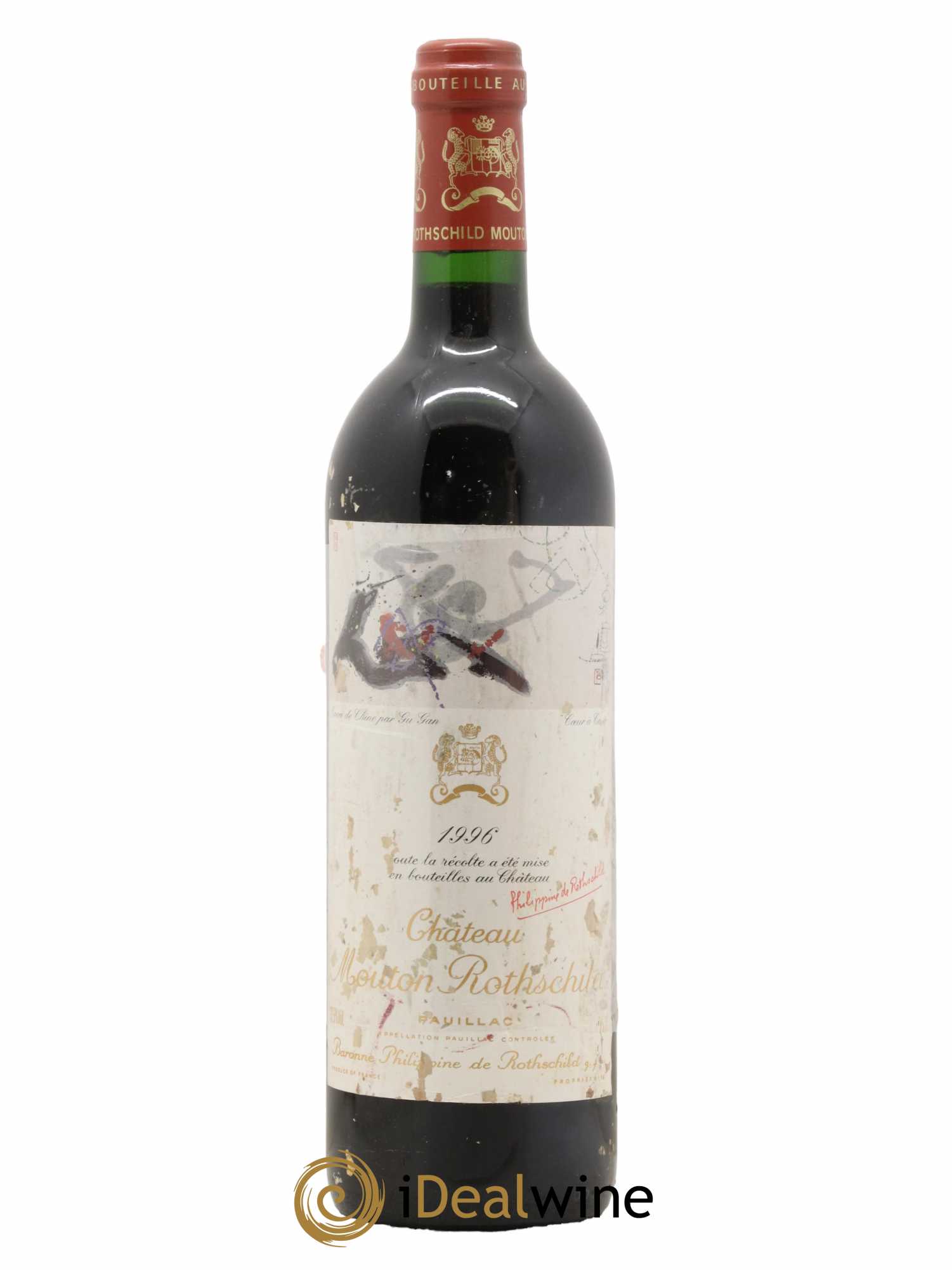 Château Mouton Rothschild 1er Grand Cru Classé  1996 - Lot de 1 Bouteille