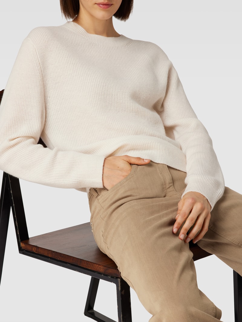 Straight Fit Jeans im 5-Pocket-Design Modell 'Greta' in beige