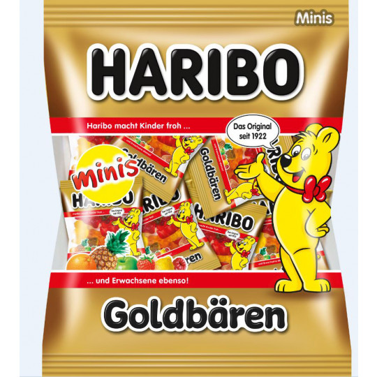 Haribo Goldbären Mini Einzelportionen 250G