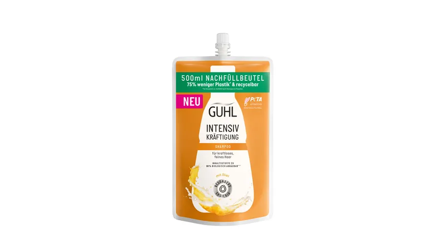 GUHL Intensiv Kräftigung Shampoo Nachfüllbeutel 500 ml