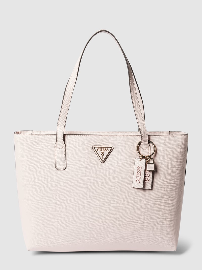 Shopper mit Label-Details Modell 'ECO ELEMENTS' in rosa