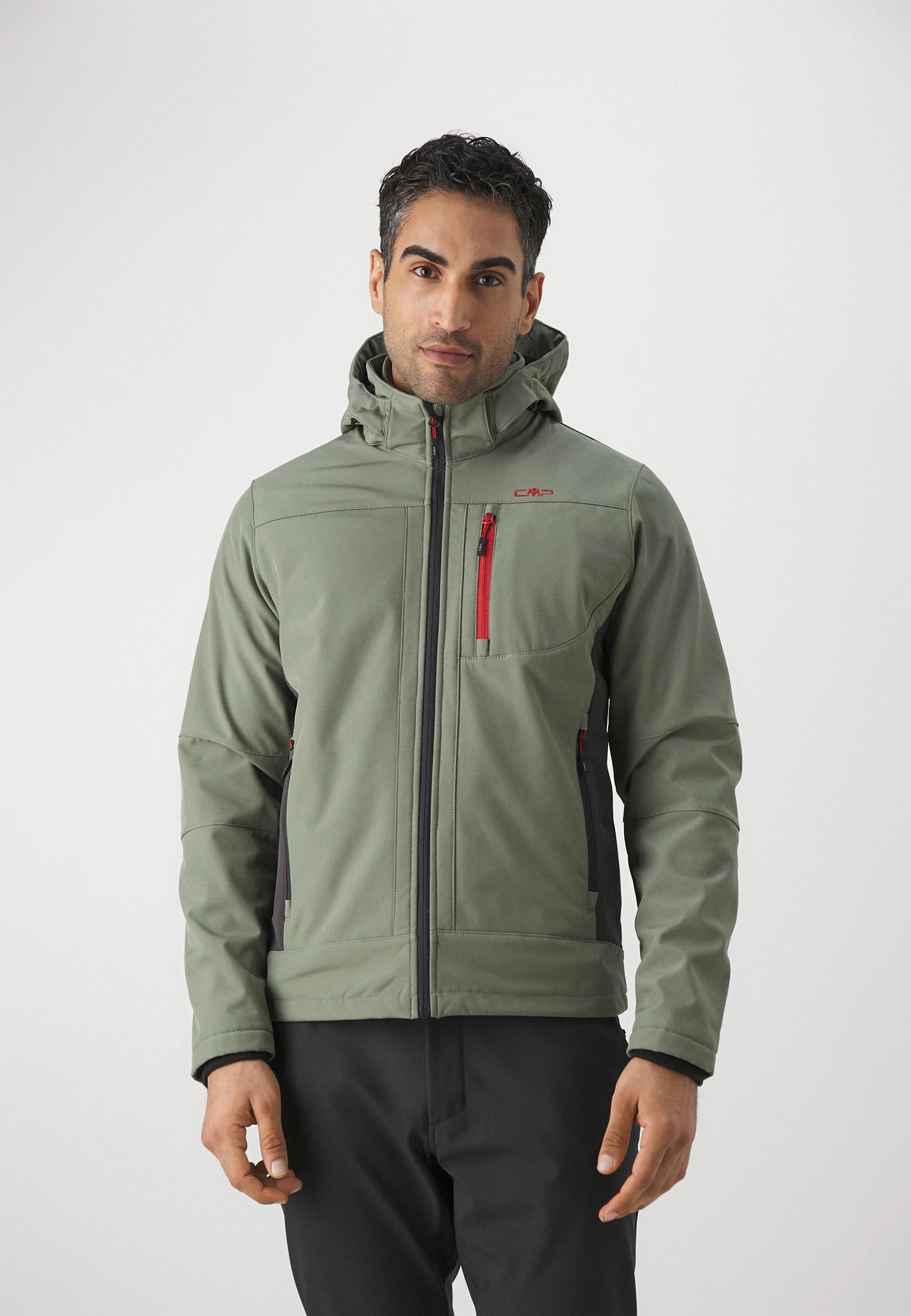CHAQUETA CMP HOMBRE CON CREMALLERA Y CAPUCHA - Chaqueta softshell