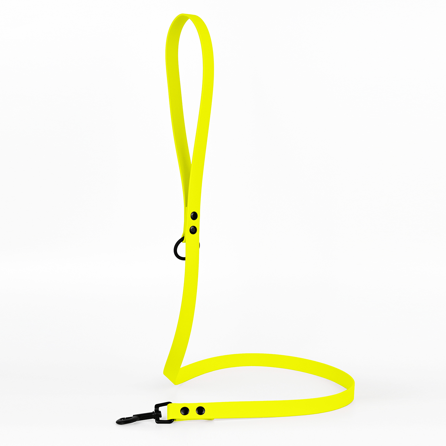 THE DOG IDEA Hundeleinen THE DOG IDEA Cityleine Biothane Khaki neon gelb
