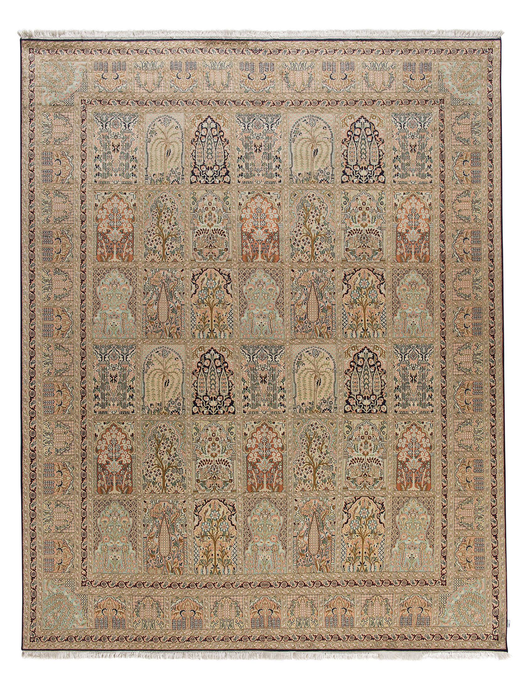 Kaschmir Seide 18/18 ca. 245 x 308 cm, Unikat / Einzelstück