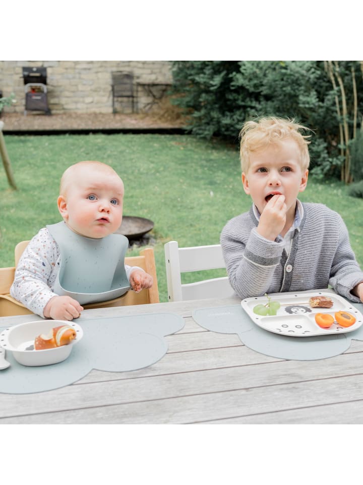 Kindsgut  Silikonlätzchen in Aquamarin mit Streusel günstig kaufen onesize