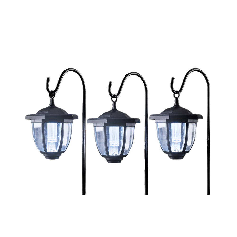 EZSolar LED Solar Laterne - 3er-Set