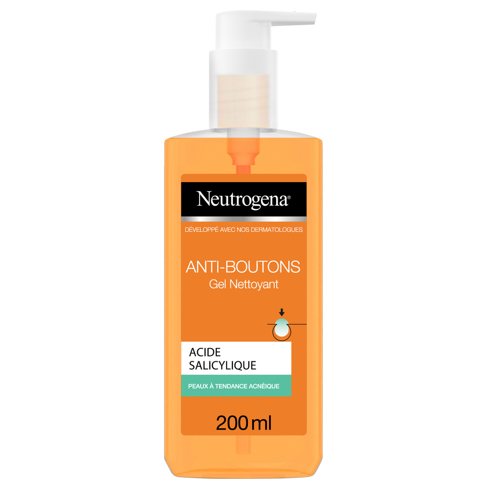 neutrogena Gel oyant Visage Anti-Boutons à l’acidesalicylique, 200 ml Soin visage