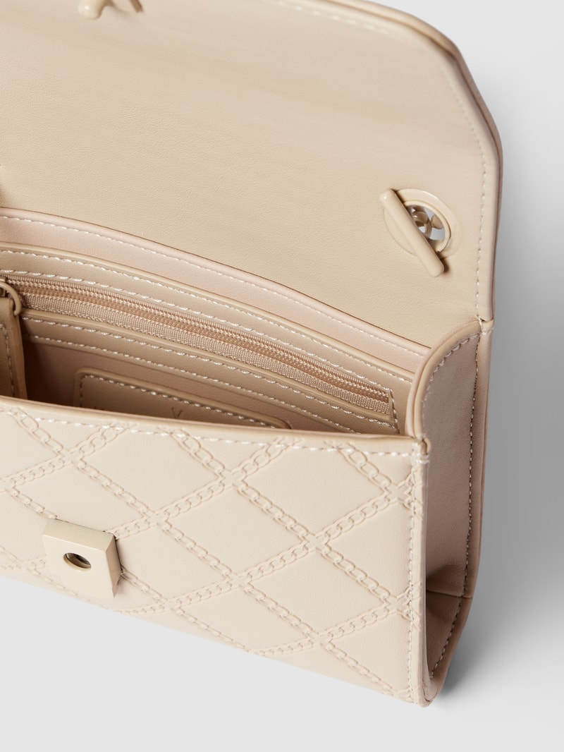 Handtasche mit Allover-Muster Modell 'BLUSH' in ecru