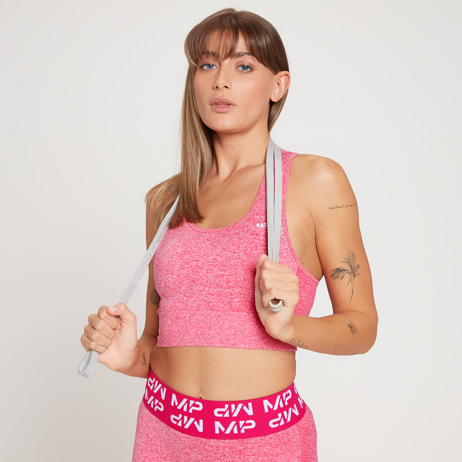 Brassière de sport MP Curve pour femmes – Magenta