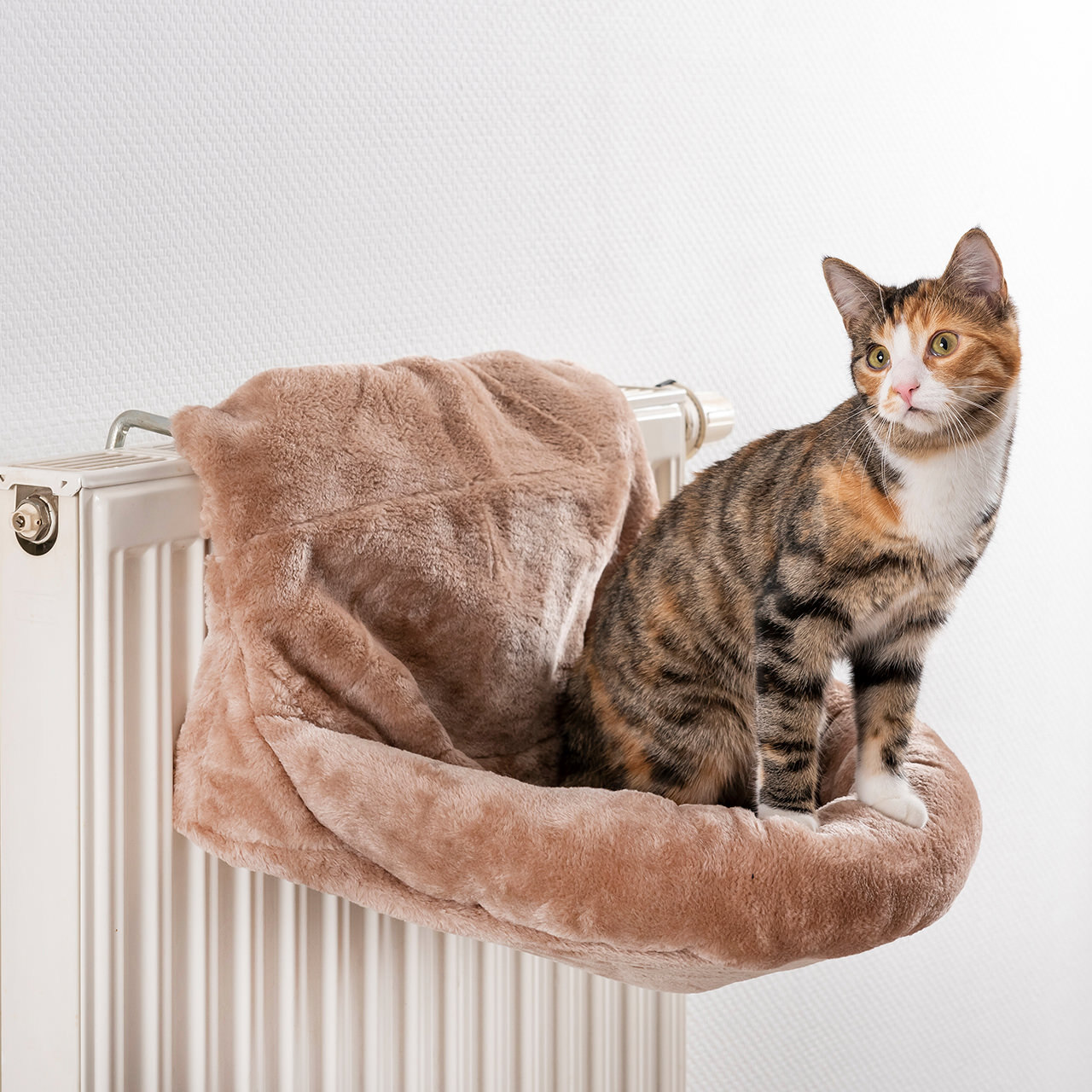 Canadian Cat Company Katzenhängematten & Fensterliegeplätze Canadian Cat Company Kuschelsack für Heizkörper beige