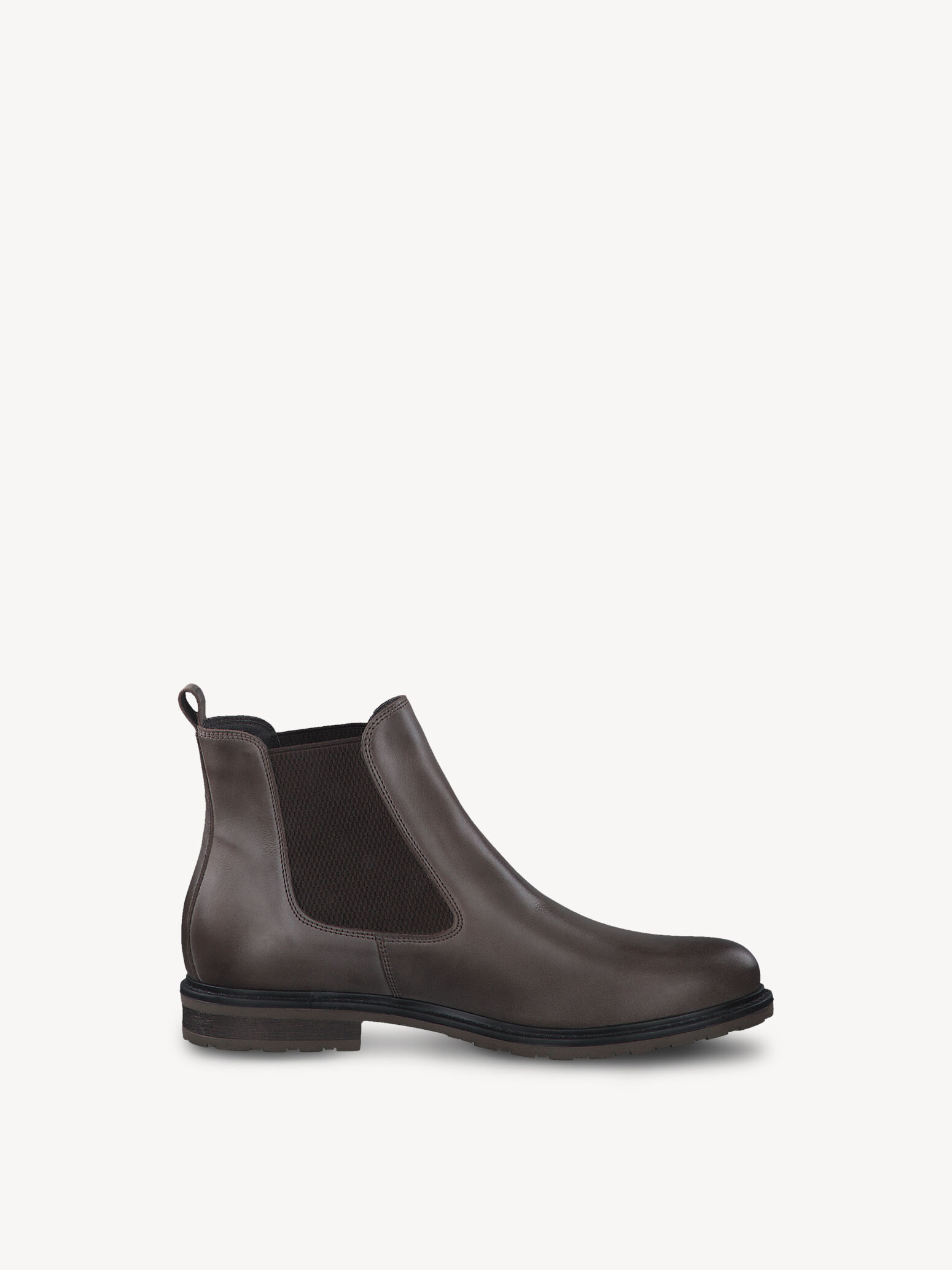 Bottine Chelsea en cuir - marron