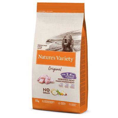Nature's Variety Original No Grain Medium/Maxi Adult Truthahn