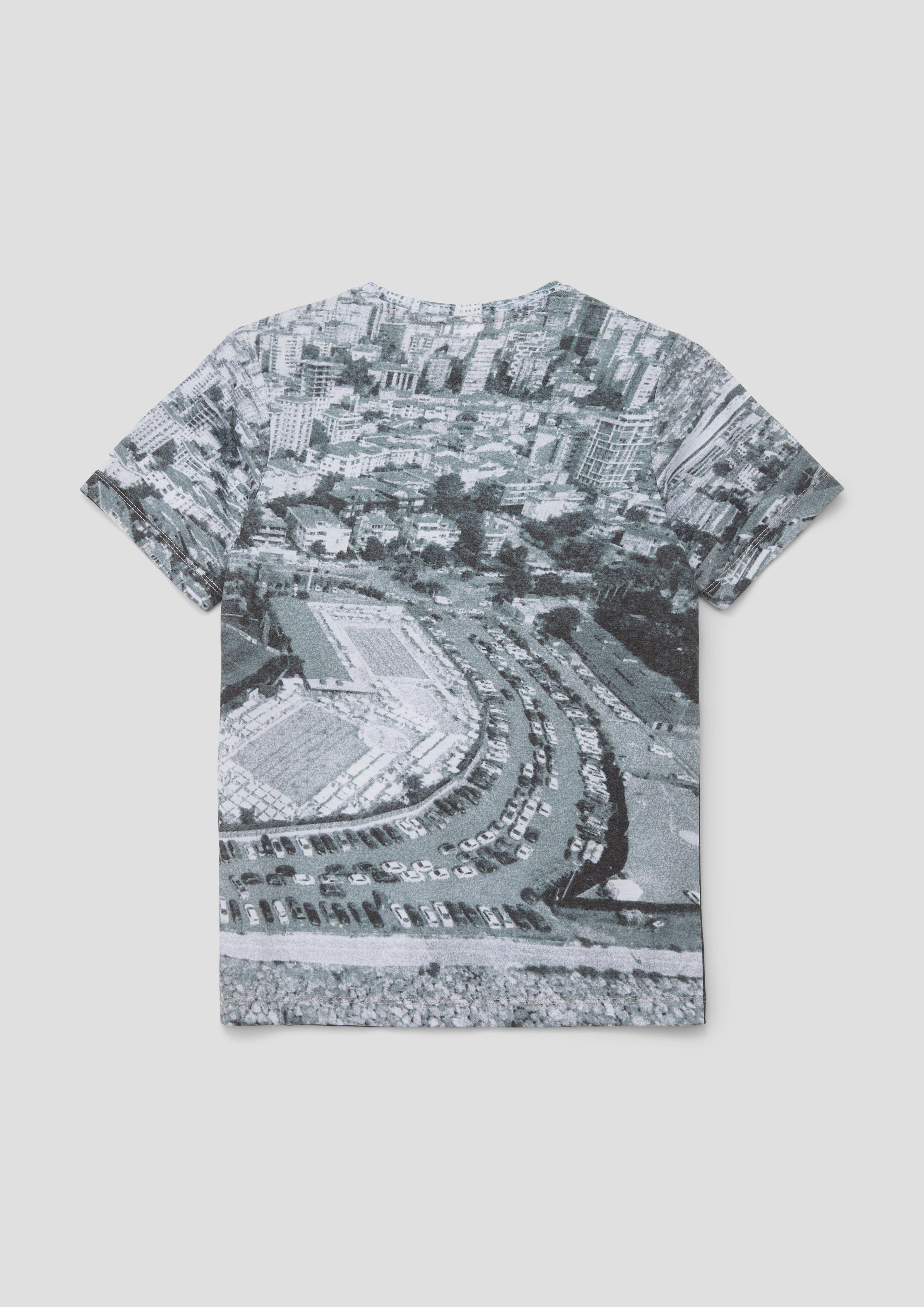 T-Shirt mit All-over-Print  2147706-02D2