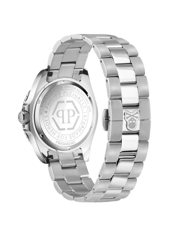 Philipp Plein Philipp Plein Herrenuhr The $kull Diver in silber günstig kaufen onesize