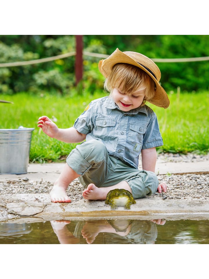 relaxdays Gartenfigur Frosch in Grün günstig kaufen onesize