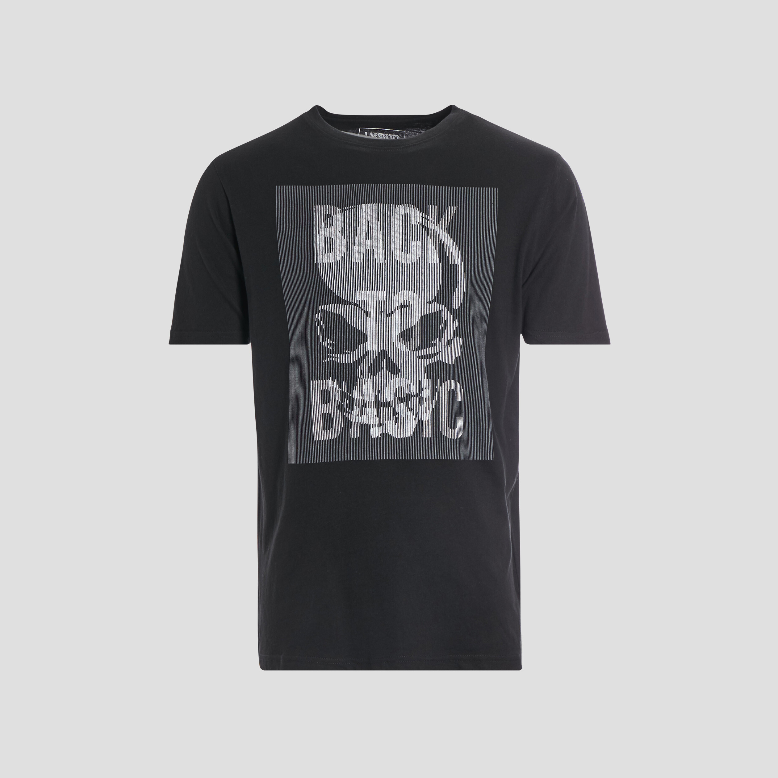 T-shirt manches courtes noir homme | La Halle