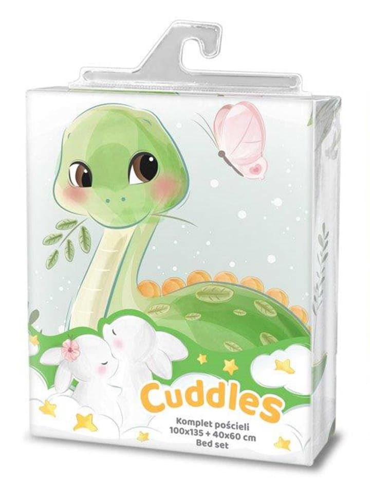 Faro Tekstylia Bettwäsche Cuddles in grün günstig kaufen onesize