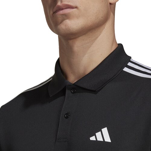 HERREN POLO TRAIN ESSENTIALS PIQUÉ 3-STREIFEN TRAINING