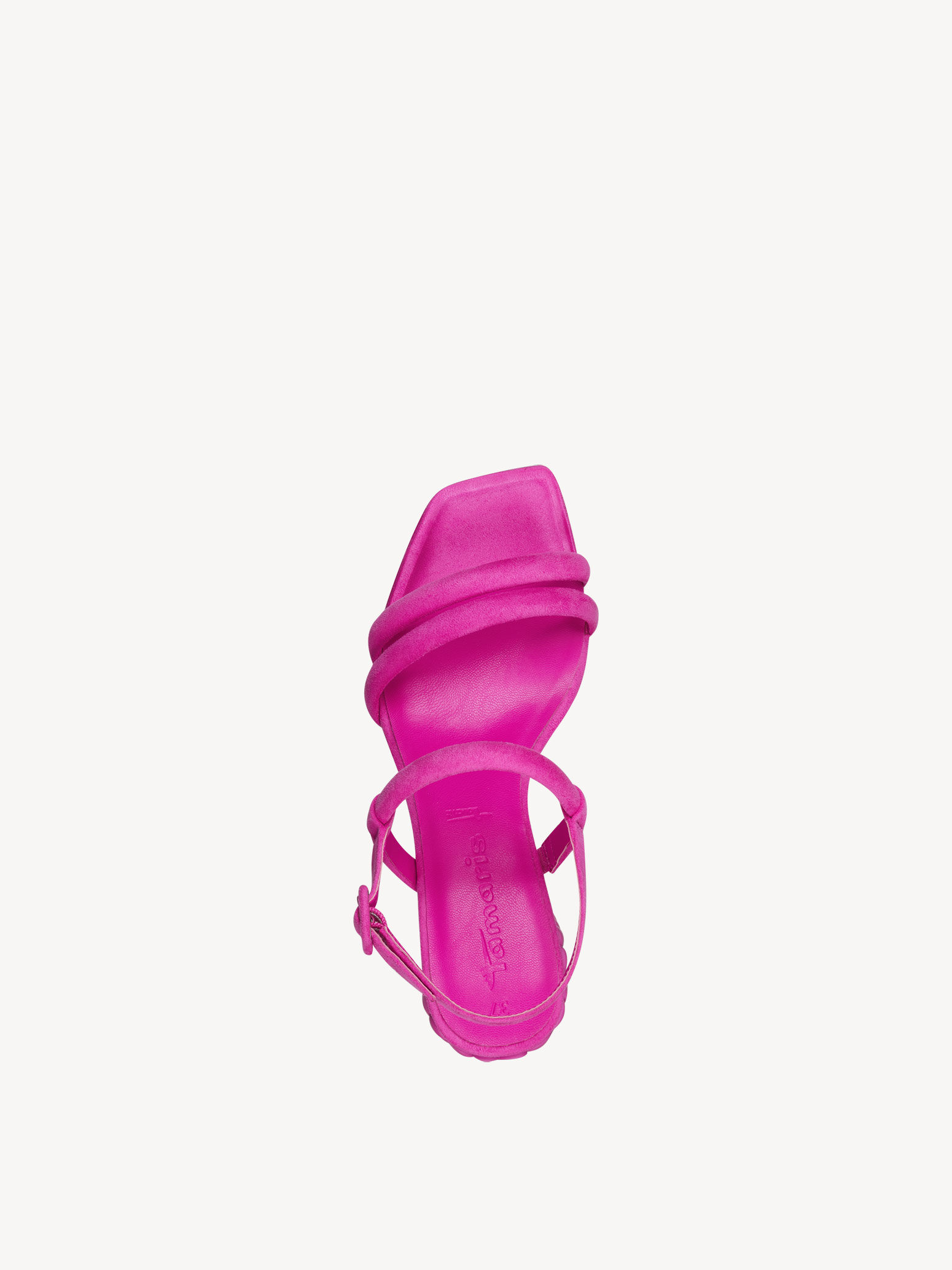 Sandale à talon - rose fuchsia