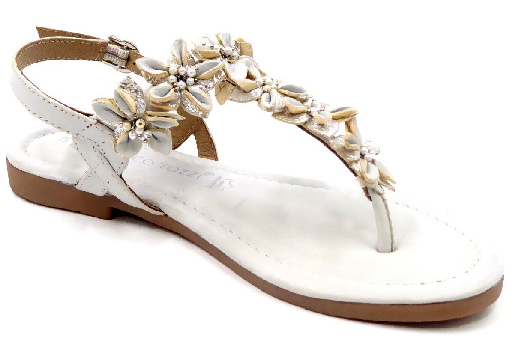 MARCO TOZZI Klassische Sandalen weiss